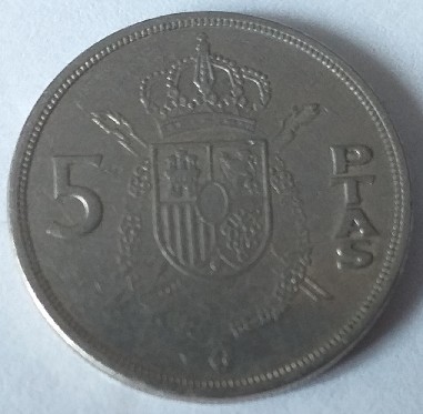 Foto 2 Moneda sin identificar: 5 Pesetas JCI 1982